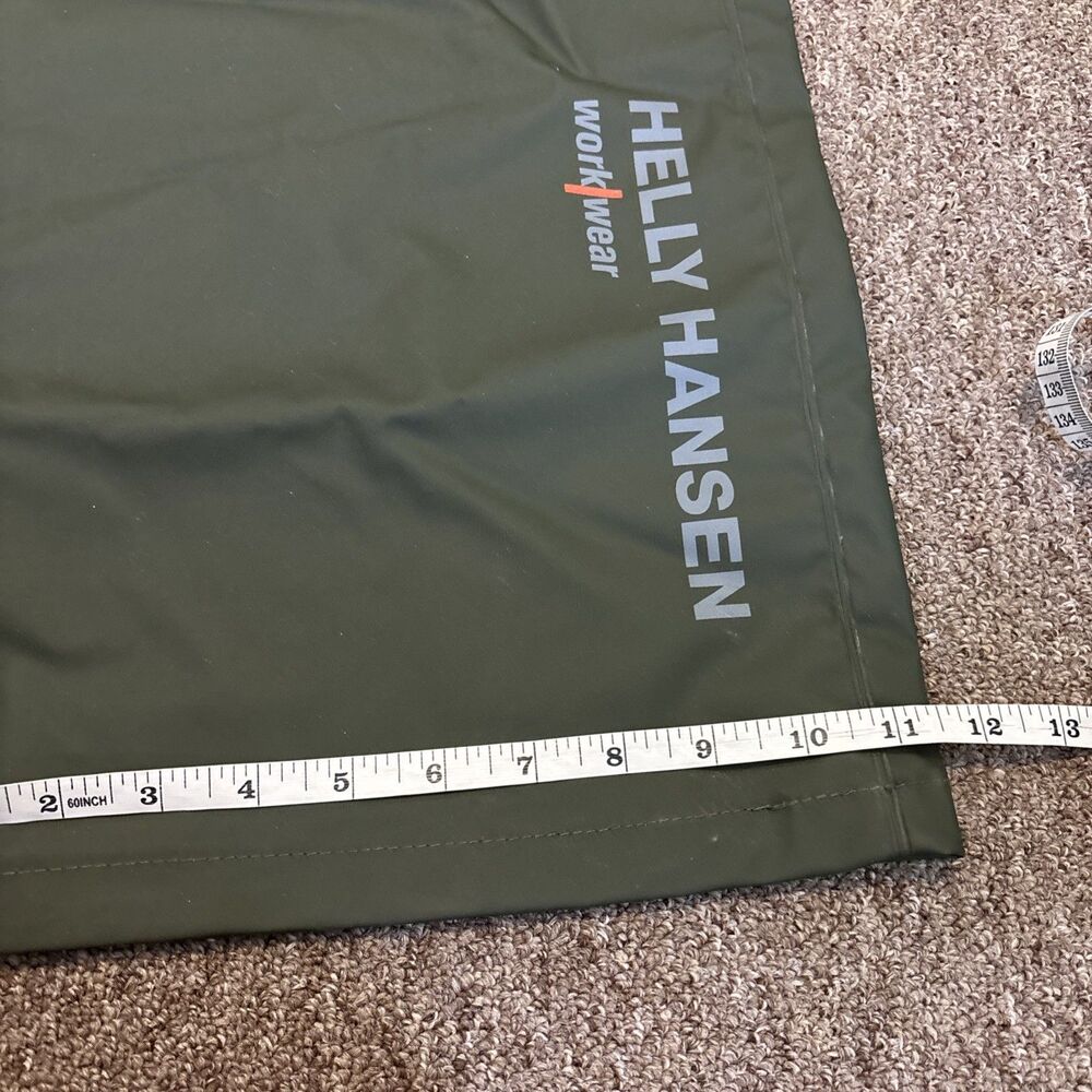 NWT New Helly-Hansen Mandal Rain Bibs Mens L Waterproof Fishing Workwear Green - Picture 2 of 14